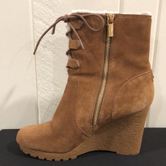Michael Kors Winter Boots Suede Brown with zip - Picture 13 of 16